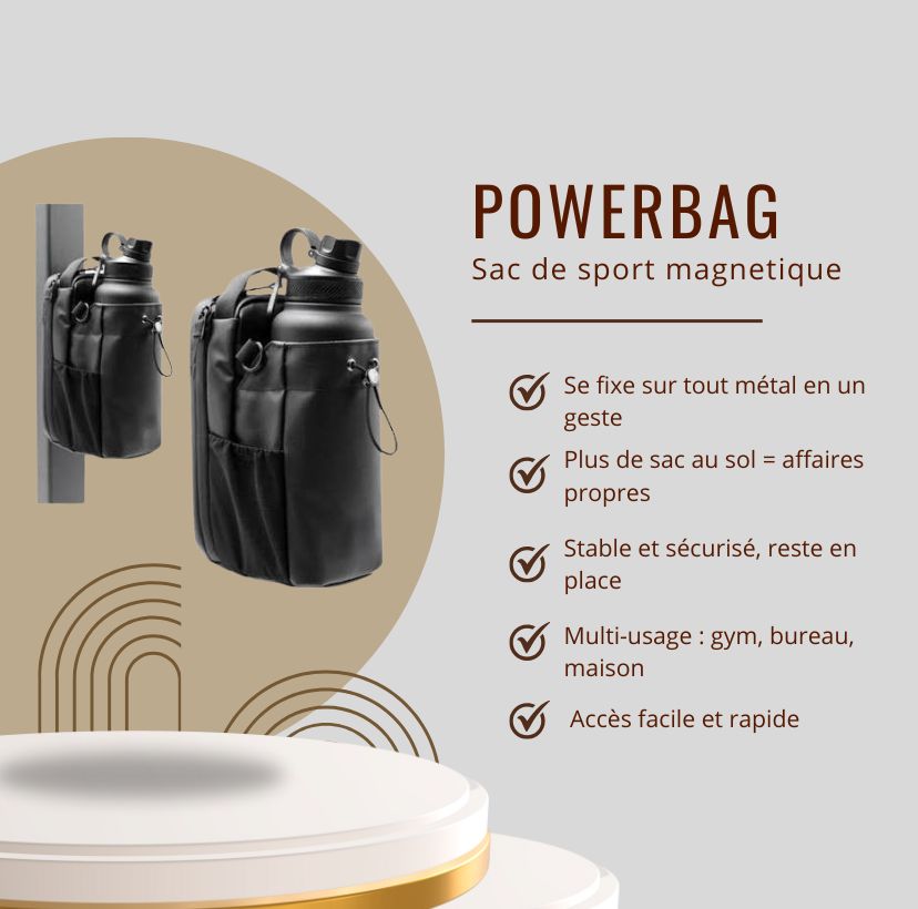Sac de fitness magnétique - Powerbag